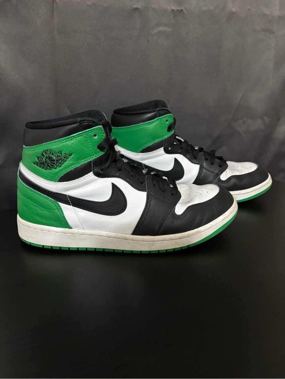 Nike Air Jordan 1 High Top — White/Black/Green